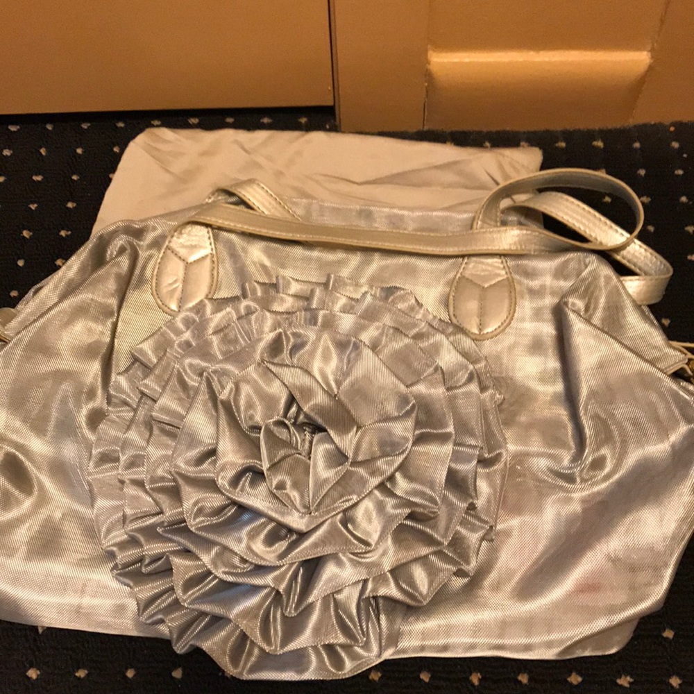 Galian New York mesh gray purse